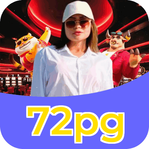 Plataforma 72pg mostrando interface moderna, jogos certificados e recursos de segurança licenciados