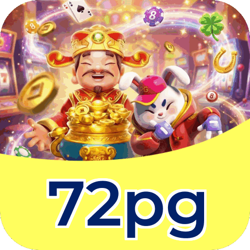 Interface do aplicativo 72pg mostrando jogos disponíveis no iOS e Android